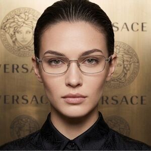 Authentic Versace luxury designer signature vtg prescription eyeglasses frames